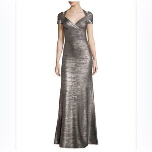 Herve Leger Silver Gown